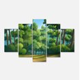 thumbnail image 2 of Green Jungle with Dense Trees - Oversized Landscape Wall Art Print, 2 of 3