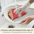 thumbnail image 7 of 6 Pcs Funny Kitchen Towels,Red Christmas Striped Pattern Microfiber Dish Towels,Kitchen Tea Towels,Kitchen Towel Set (18" X 26"), 7 of 7