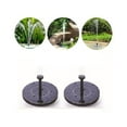 thumbnail image 3 of Solar Fountain with 4 Nozzles,5.3" Solar Bird Bath Fountain,Maximum quantity of flow 150L / H Solar Water Fountain for Bird Bath, Fish Tank, Garden, Pond, Pool and Aquarium, 3 of 7
