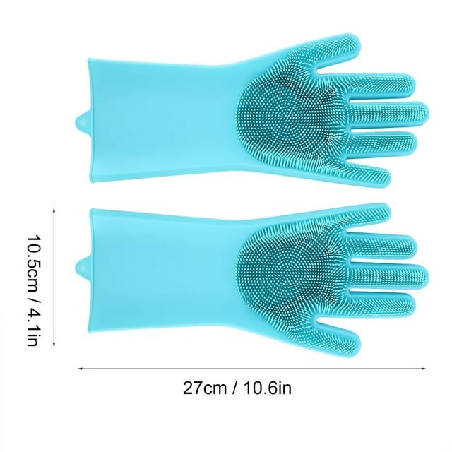 Masaje 2 Uds Gato Baño Masaje Ducha Guantes Cepillo De Limpieza Multifuncional