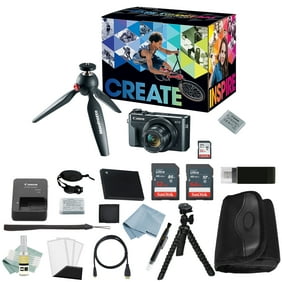 Canon Powershot G7 X Mark Ii Video Creator Kit Digital Camera Compact 1 Mp 1080p 59 95 Fps 4 2x Optical Zoom Wi Fi Nfc Walmart Com Walmart Com