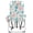 Flamingo, variant on Qifang Multigear Reclining Beach Chair with Towel Bar & Cup Holder, 5-Position Adjustable Back, Aluminum Frame, Blue Stripe, 220 lb