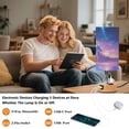 thumbnail image 5 of Touch Control Table Lamp with LED Bulb Bedside Lamp for Bedroom Living Room A White Unicorn, 5 of 8