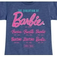thumbnail image 3 of Barbie - Logo Evolution - Girls Fitted Short Sleeve Graphic T-Shirt, 3 of 5