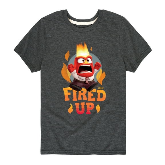 Inside Out - Fired Up - Toddler And Youth Short Sleeve Graphic T-Shirt