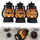 thumbnail image 2 of Linterna de calabaza decorativa de Halloween Uanit, calabaza decorativa de Halloween, vela electrónica de plástico de Pascua vintage, calabaza de mano galvanizada, viento americano, 2 of 8
