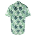 thumbnail image 4 of Mens Hawaiian Shirts Ocean Wave Print Casual Short Sleeve Button Down Shirts Tropical Summer Beach Shirts, 4 of 5