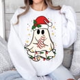 thumbnail image 2 of Cute Christmas ghost tree cake Sweatshirt, Merry Christmas T-shirt, Christmas Hoodie, Adorable Ghost Xmas Holiday Crewneck, 2 of 3