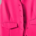 thumbnail image 6 of MPWEGNP Women's Solid Color Sleeveless Autumn And Winter Vest Small Waistcoat Suit Waistcoat Hot Pink S, 6 of 6
