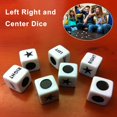 thumbnail image 1 of LOVEVER 16pcs Left Right Center Dice Game Set Left Right Center Dice Classic, 1 of 8