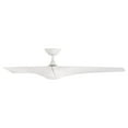 thumbnail image 5 of Zephyr 62" Matte White Dimmable LED Smart Ceiling Fan with Remote Control, 5 of 11