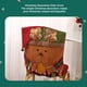 thumbnail image 2 of Wosthever Encantadoras decoraciones navideñas Papá Noel muñeco de nieve funda para silla portátil sillas decorativas funda funda protectora Muñeco de nieve, 2 of 6
