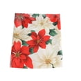 thumbnail image 1 of Camino de mesa navideño Fruta roja Anciano Sombrero Cabeza Claret Flores blancas Mantel Fiesta Cena Decoración Advancent JR0842-04, 1 of 5