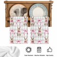 thumbnail image 5 of Easter Kitchen Towels Set of 3, Spring Pink Bow Rabbit Grey White Gingham Plaid Absorbent Dish Towels for Kitchen, Microfiber Hand Towel, Quick Drying Tea Towel for Cleaning Decorative Dishcloths, 5 of 7