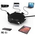 thumbnail image 5 of Clear Powe 4-Outlet 1080J Conference Table Surge Protector w/3-Port USB-A & 1-Port USB-C Chargers, Rotating Outlets, 6ft Power Cord, CP30001, 5 of 8