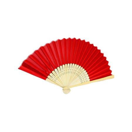 

VERMON Folding Fan Decorative Easy to Grip Attractive Party Decor Guest Gifts Hand Fan