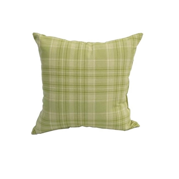 Blazing Needles 9910-S1-ID-001 17 in. Jacquard Throw Pillows with Inserts, Shamrock Plad