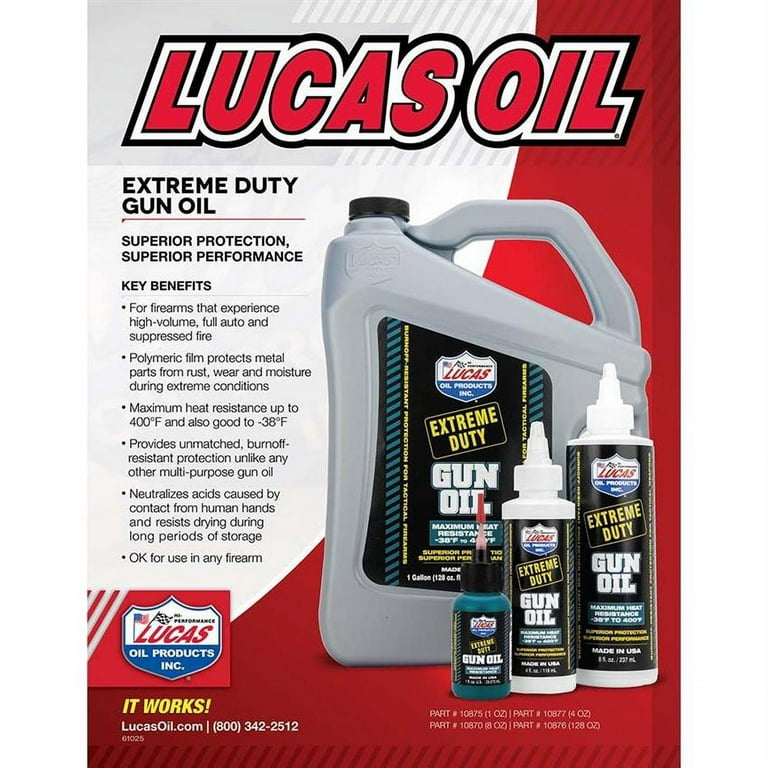Lucas Oil Extreme Duty 1 oz Gun Oil by Lucas Oil at Fleet Farm