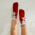 thumbnail image 4 of Sunloudy Family Fall Winter Funny Socks, Cartoon Animal Style Patchwork Non-Slip Floor Socks for Adult Kids, 4 of 9
