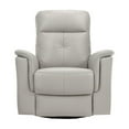 thumbnail image 3 of Lexicon Fauteuil Inclinable Pivotant à Bascule en Cuir Assorti Bristow, Argent, 3 of 8