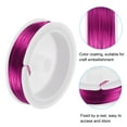 thumbnail image 4 of Uxcell 131 Feet Flexible Paddle Florist Wire 0.5mm Beading Wire Metal Floral Stem Wire Rose Red 3 Rolls, 4 of 6