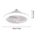 thumbnail image 2 of Ventilateur de Plafond Moderne avec Kit d'Éclairage Intégré Joint Universel Réglable et Mince Caché pour la Maison, 2 of 3