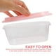 thumbnail image 4 of 1 set 2pcs cajas de pastel ovaladas de helado contenedores de heladeros de plástico Cajas, 4 of 7