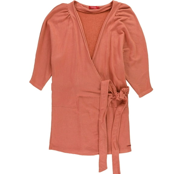 n:philanthropy Womens Bresson Wrap Dress, Brown, Small