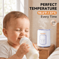 thumbnail image 5 of Baby Essentials Bottle Warmer8-in-1Fast Heating for Breastmilk and Formula,Baby Registry Search,with Accurate Temperature Control and Automatic Shut-Off,with Defrost,Keep Warm,for All Bottles, 5 of 11