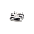 thumbnail image 3 of Conector de enchufe hembra Micro USB de 5 pines DIP a 90 grados Uxcell, adaptador de puerto metálico tono plateado, 10 piezas, 10, 3 of 3