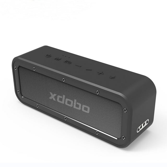 TFixol XDOBO Wake 1983 Portable Bluetooth Speaker with 50W Subwoofer, IPX7 Waterproof, TWS Interconnect, BT5.0, TF/AUX Support, 6600mAh Battery, HiFi Sound Quality, Black/Pink Options