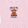thumbnail image 4 of Inktastic New to the Herd Highland Cow Girls Baby Dress, 4 of 5