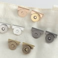 thumbnail image 3 of Unatoiry 10pcs Zinc Alloy Magnetic Purse Clasp For Secure Fastening Magnetic Snaps For Handbag And Clothing silver, 3 of 6