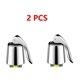 thumbnail image 3 of Juego de 2 tapones para vino - Tapón para botella de vino de acero inoxidable con sello de silicona, conservante de bebidas reutilizable, conservador de frescura, selladores de botellas de p, 3 of 5