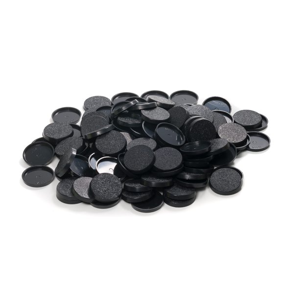 Bases EasyPegs de plástico texturizado redondas de 32 mm de diámetro (120)