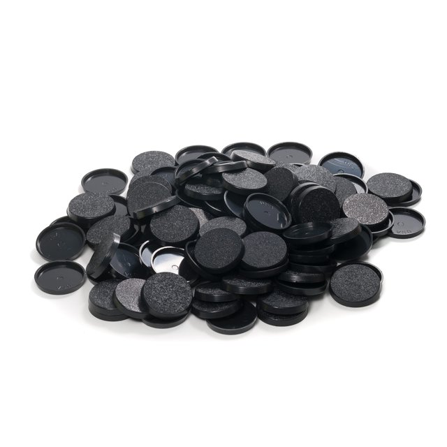 Bases EasyPegs de plástico texturizado redondas de 32 mm de diámetro (120)