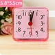 thumbnail image 5 of 2 piezas / pieza Mini reloj de cuadrado Reloj despertador Dormitorio Reloj de escritorio para perfecl Mini reloj cuadrado, 5 of 8