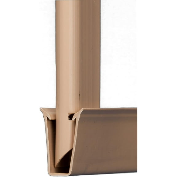 Made in  - Viper Channel Bottom Locking Track for Chain Fence Slats (Beige)