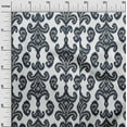 thumbnail image 2 of oneOone Viscose Chiffon Fabric Paisley & Floral Ikat Printed Fabric 1 Yard 42 Inch Wide, 2 of 4