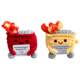 thumbnail image 1 of Lindo Crochet Contenedor Basura Fuego Apoyo Emocional Regalos Divertidos () Rojo, 1 of 6