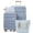 Blue, variant on MODERNLUXE 4 Piece Luggage Sets, 28in Checked Suitcase with TSA Lock,Spinner Wheels,20in Carry-On Luggage with Duffel & Toiletry Bags,ABS Hardshell Suitcase Set for Family Travel,Ivory