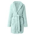 thumbnail image 3 of Womens Robe Bathrobe Lightweight Soft Short Sleepwear Nightgown, 3 of 4