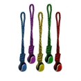 thumbnail image 1 of CHOK Nuts for Knots Rope Tug with Tennis Ball Dog Toy  20”  Assorted Colors, 1 of 1