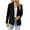 Black, variant on Ozmmyan Women Fashion Casual Comfortable Soild Long Sleeve Tops Jacket Outwear