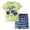 Z01-Green, variant on Ymyiu Boys Summer Clothes Set Baby Boy Summer Clothes Boy Short Sleeve T-Shirt Shorts Set Toddler Outfit 2T 3T (Beige,2-3 Years)