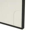 DecMode White Wood Geometric Wall Decor With Black Frame 2 Count decmode-white-wood-geometric-wall-decor-with-black-frame-2-count