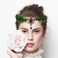 thumbnail image 4 of unbranded Boho Fairy Headpiece with Waterdrop Chain Floral Crown Handmade for Bridal and Photography, 4 of 7