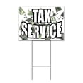 thumbnail image 1 of Tax Service (18" x 24") Yard Sign, Includes Metal Step Stake, 1 of 6