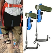 Tree Climbing Climbers Spike Hooks Gear W/ Set Safety Belt Adjustable Lanyard