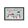 thumbnail image 1 of Merry Christmas Framed Shadow Box - Snowman There's Snow Place, 1 of 9